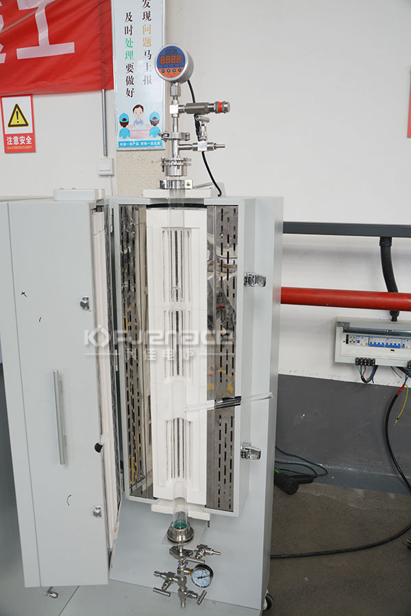 立式雙溫區CVD鍍膜管式爐