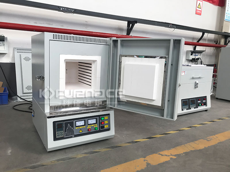 1100度煙筒箱式灰化爐實拍圖