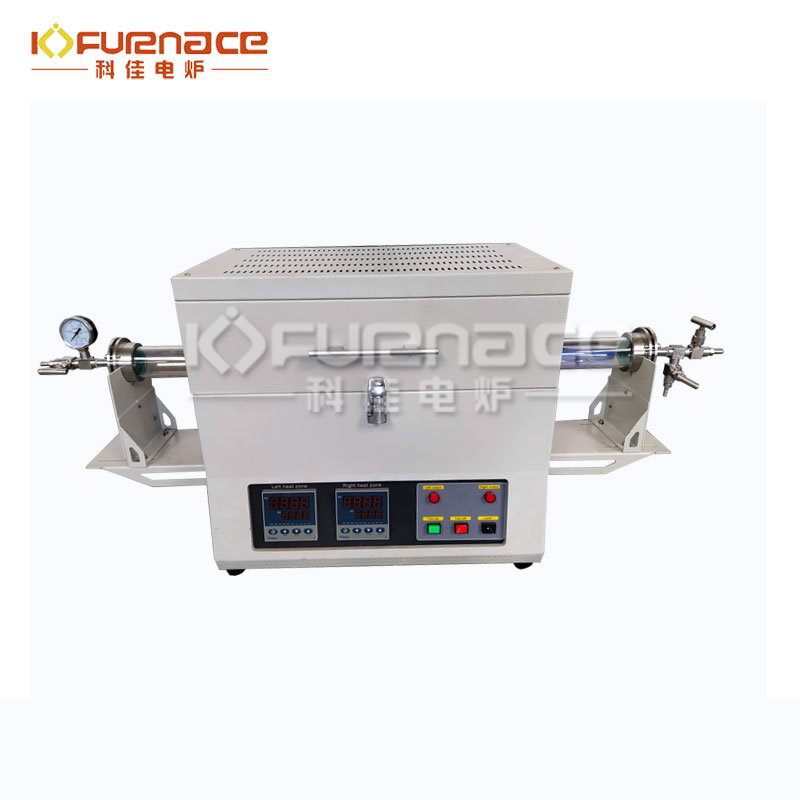 1200℃雙溫區(qū)管式爐