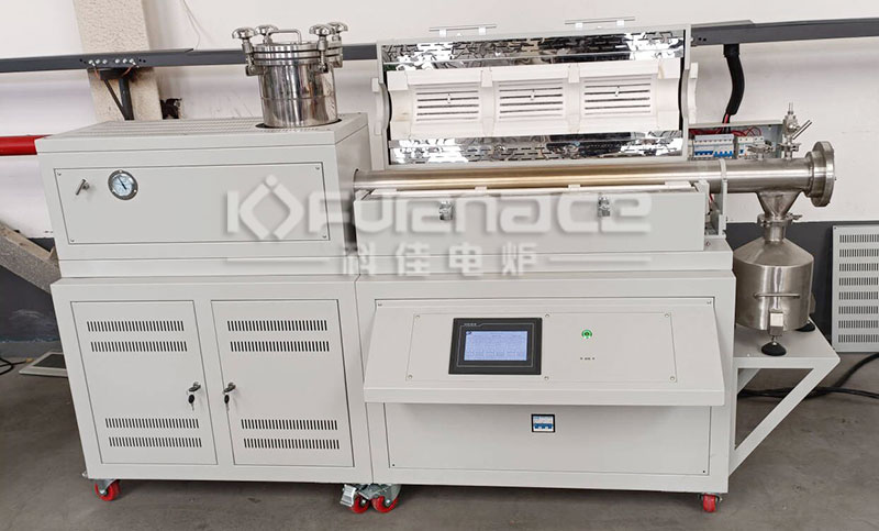 上進料三溫區旋轉管式爐