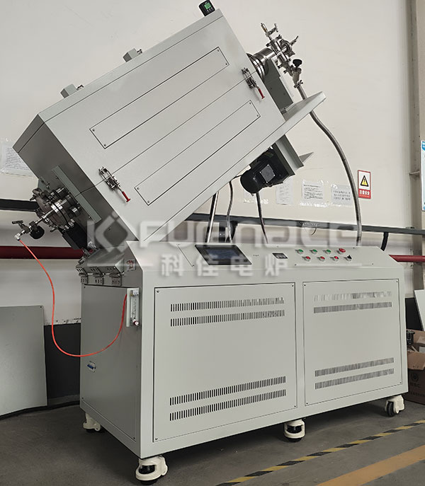 常用的旋轉傾斜氣氛管式爐