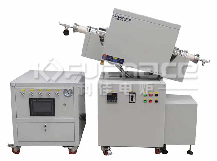 旋轉傾斜真空管式爐