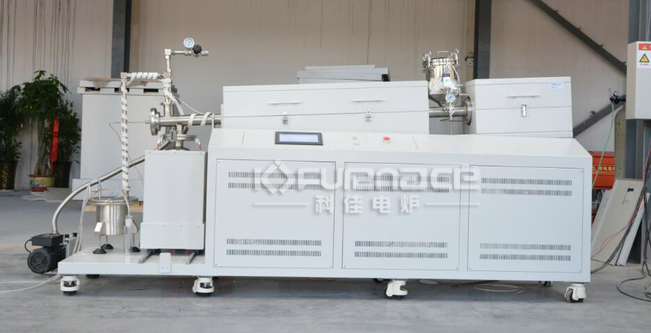 旋轉(zhuǎn)傾斜多溫區(qū)管式爐