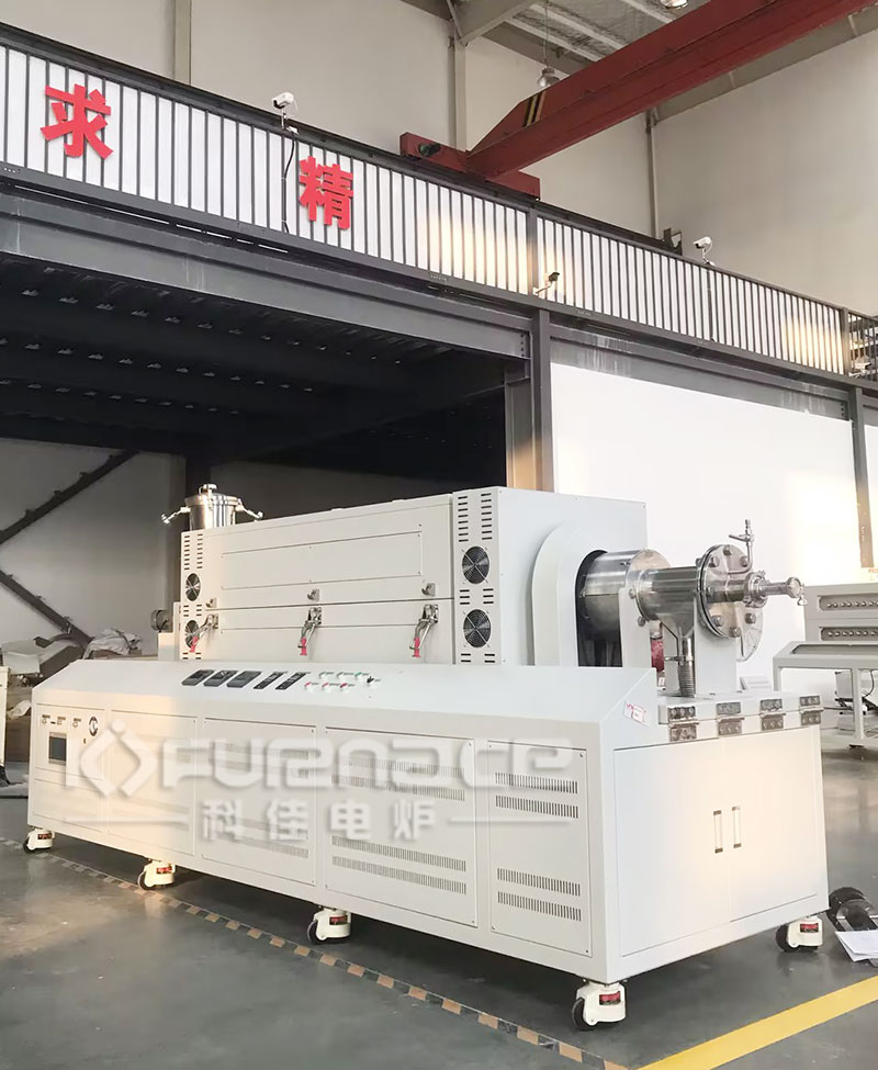 可旋轉(zhuǎn)傾斜的真空氣氛管式爐 可旋轉(zhuǎn)傾斜的真空氣氛管式爐