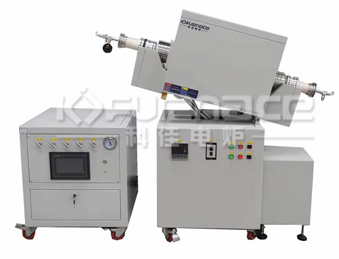 可旋轉傾斜的真空管式爐
