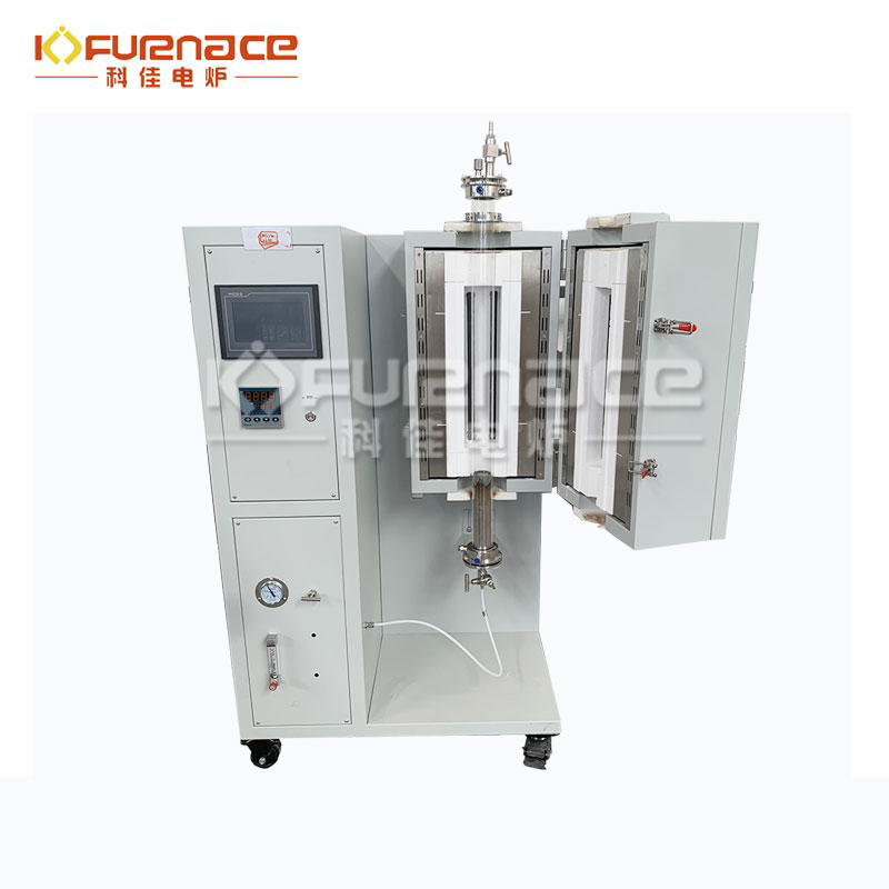 KJ-T1100-V60流化床立式管式爐