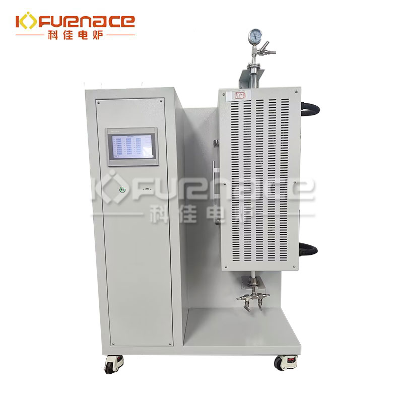 觸屏版五溫區立式流化床管式爐