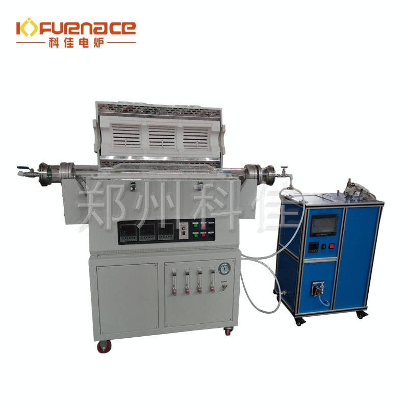 1200℃三溫區傾斜旋轉管式爐