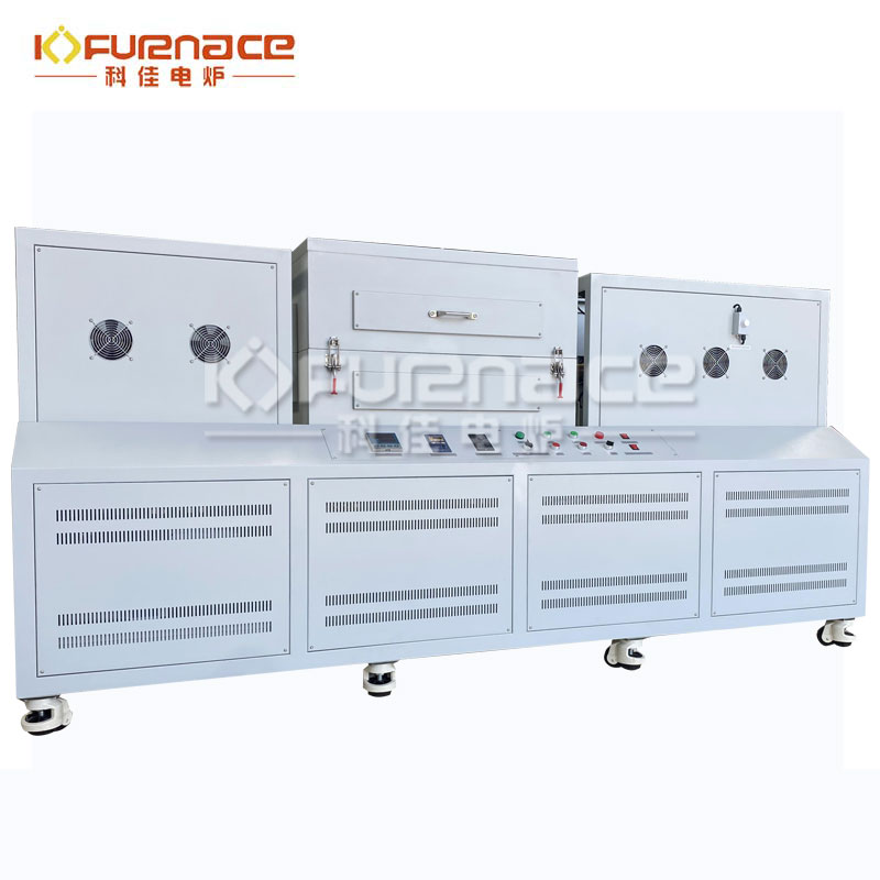 1000℃真空粉末處理旋轉管式爐