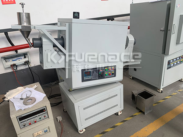 高溫旋轉管式爐實拍圖