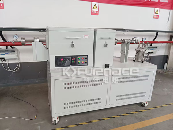 1200℃高溫旋轉管式爐實拍圖